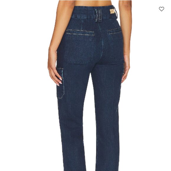 PAIGE BELLBOTTOM JEANS - Dion With Cargo Pockets - Picture 2 of 8